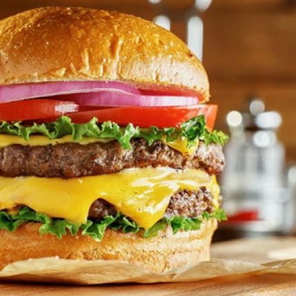 Beef Cheesy Patty Spicy (100g per Piece)