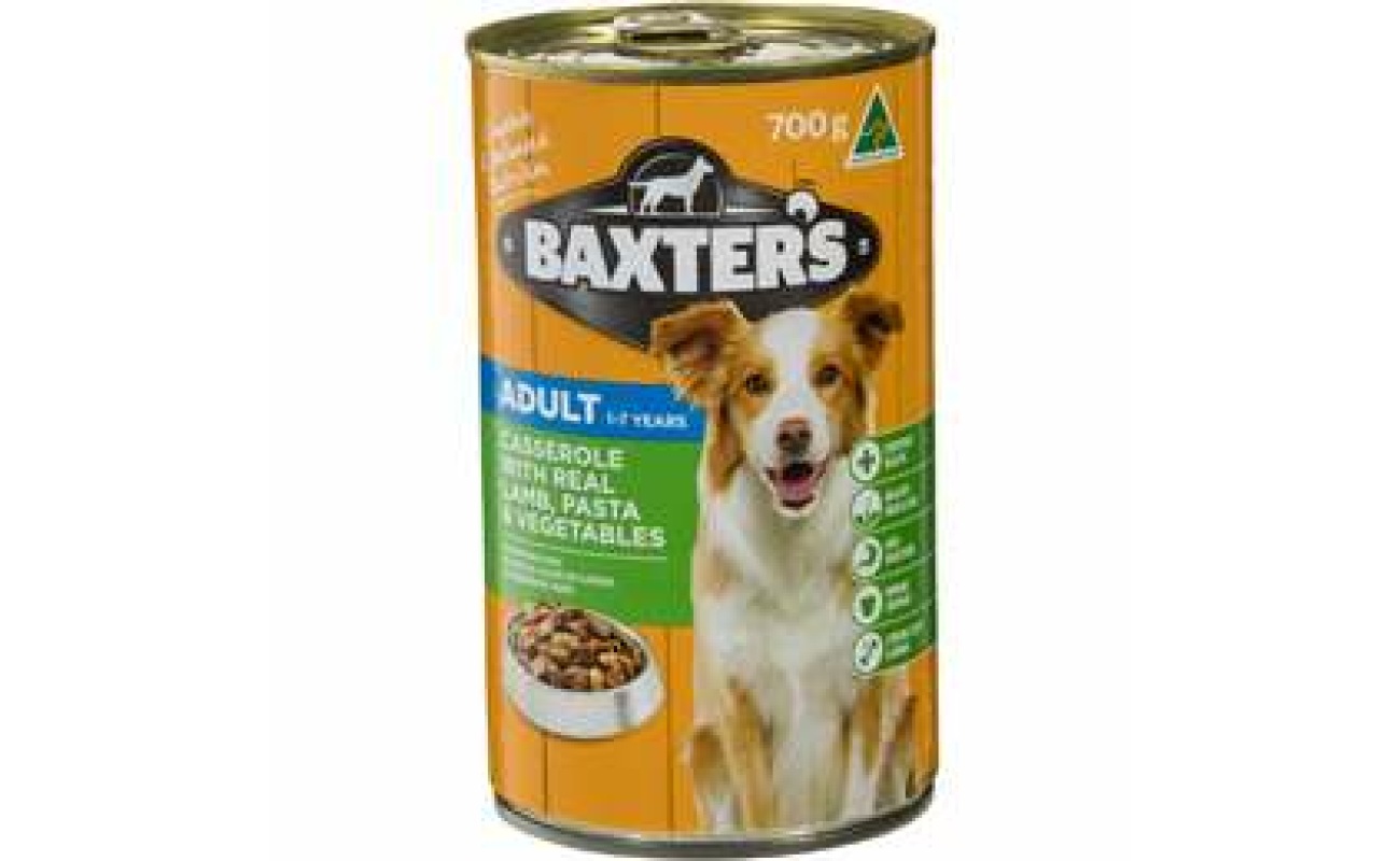 Baxter's dog food casserole lamb, pasta & veg 700g