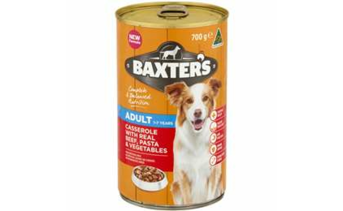 Baxter's dog food casserole beef, pasta & veg 700g