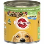 Pedigree homestyle with lamb pasta & veggies wet dog food can 700g
