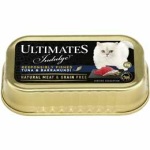 Ultimates indulge adult cat food tuna & barramundi 85g